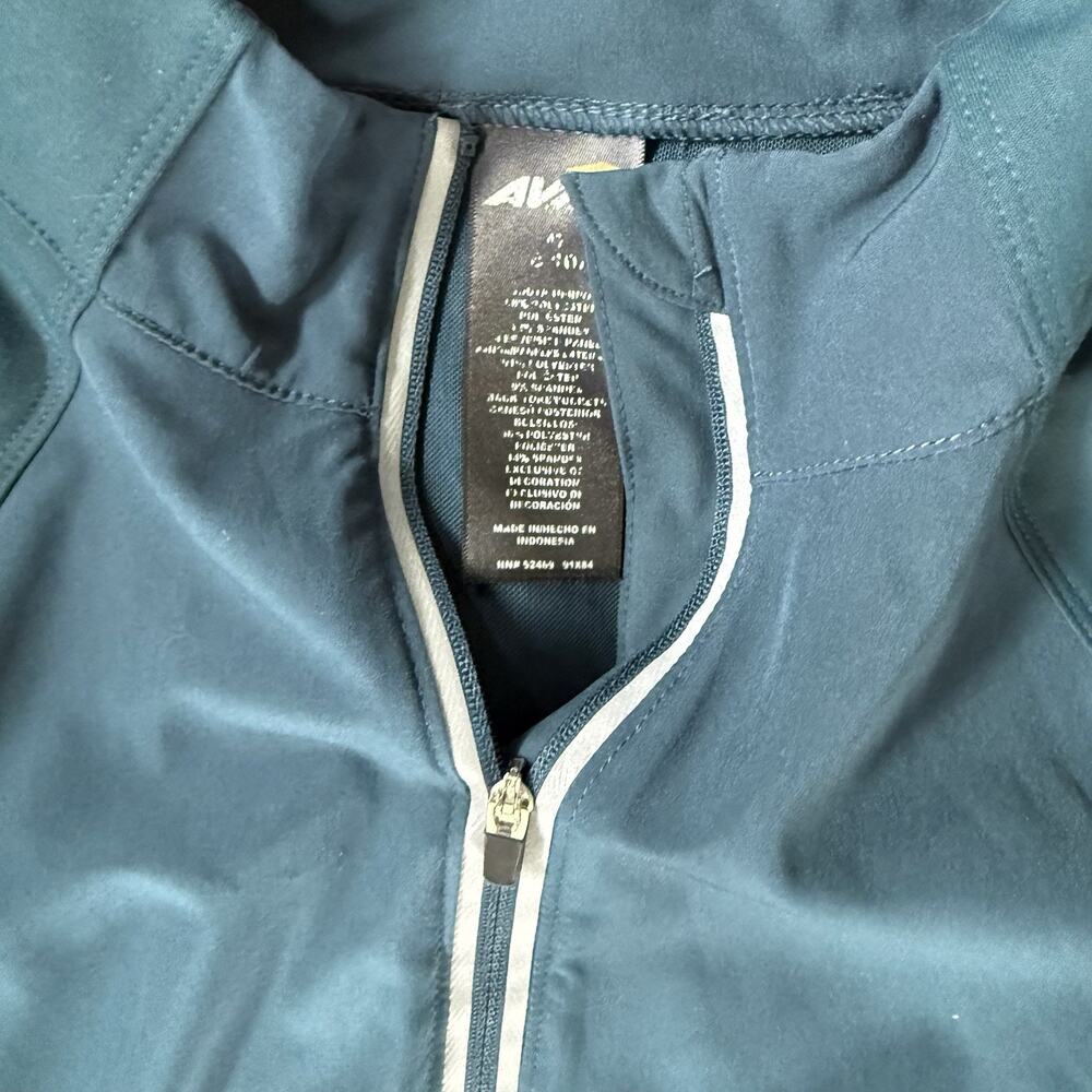 Workout BBL Top Medium Lot Pullover Fitted Zip Up Hoodie Black Gray Blue 5 - Picture 5 of 11